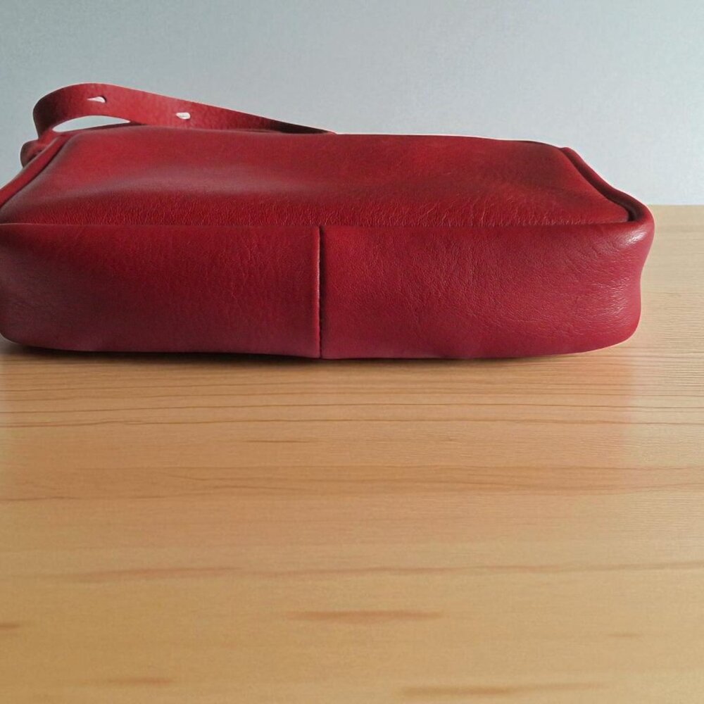 J.Crew - Leather Mini Crossbody Bag (Red) - EUC - Picture 10 of 16